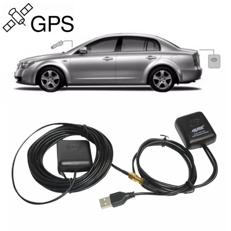 Amplificateur de Signal d'Antenne GPS de Voiture 2 en 1, Amplificateur de Signal