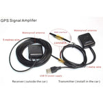 Amplificateur de Signal d'Antenne GPS de Voiture 2 en 1, Amplificateur de Signal