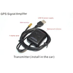 Amplificateur de Signal d'Antenne GPS de Voiture 2 en 1, Amplificateur de Signal