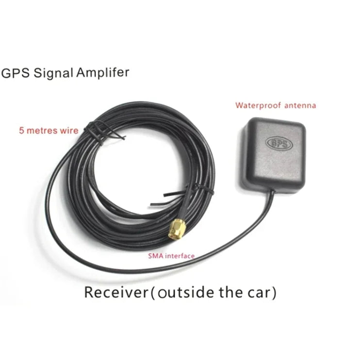 Amplificateur de Signal d'Antenne GPS de Voiture 2 en 1, Amplificateur de Signal