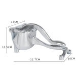 Presse-agrumes manuel détachable en aluminium pour citron, pastèque, orange, argent
