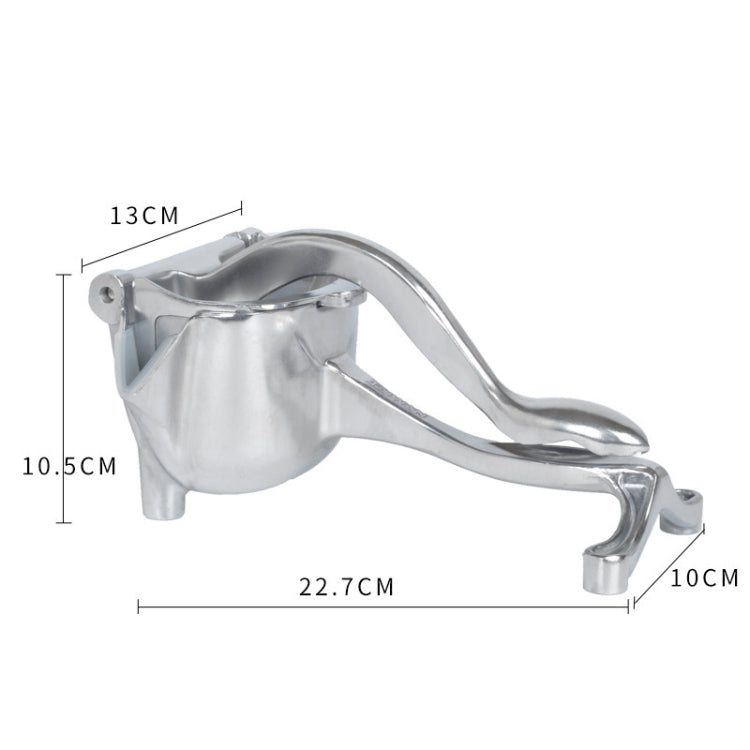 Presse-agrumes manuel détachable en aluminium pour citron, pastèque, orange, argent