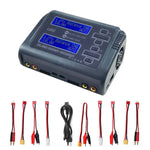 Chargeur de batterie au lithium équilibré HTRC C240, chargeur de jouets d'avion télécommandé, prise UE