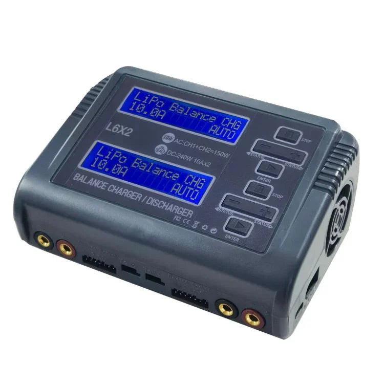 Chargeur de batterie au lithium équilibré HTRC C240, chargeur de jouets d'avion télécommandé, prise UE