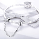 Chaîne de sécurité S925 en argent sterling, petite, mignonne, polyvalente, avec personnalité