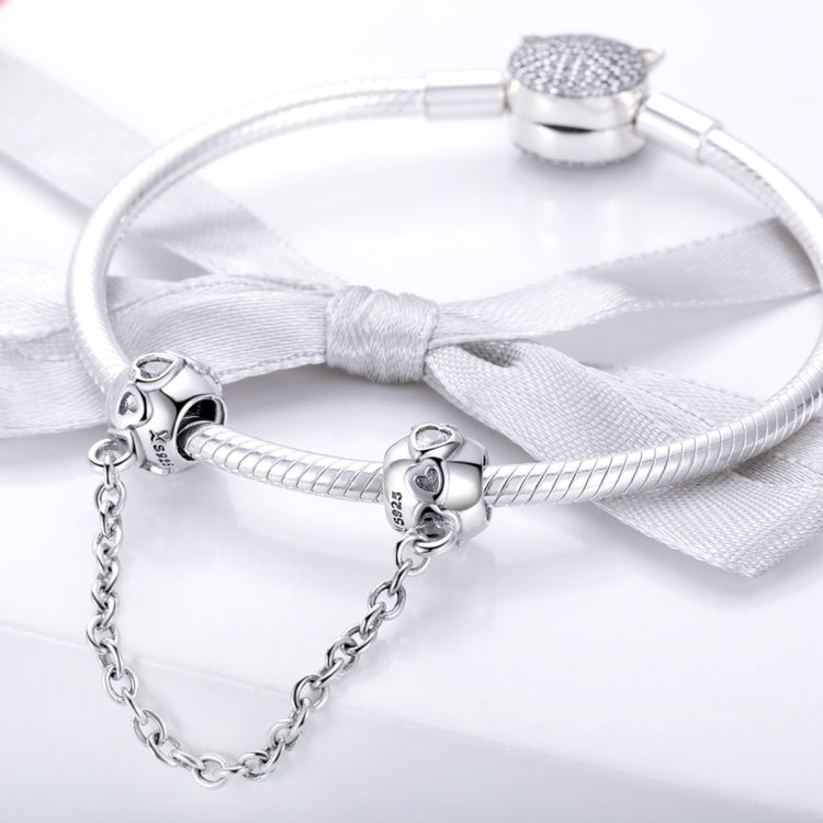 Chaîne de sécurité S925 en argent sterling, petite, mignonne, polyvalente, avec personnalité