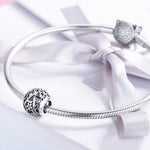 Perles Alphabet en Argent Sterling S925 pour Bracelet DIY, SCC1158