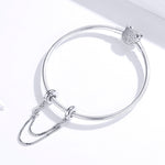Accessoires de bracelet DIY en argent sterling S925, chaîne de sécurité à double couche simple, SCC1419