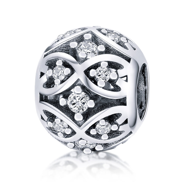 Accessoires de bracelet élégant à perles en argent sterling S925 à faire soi-même, SCC732