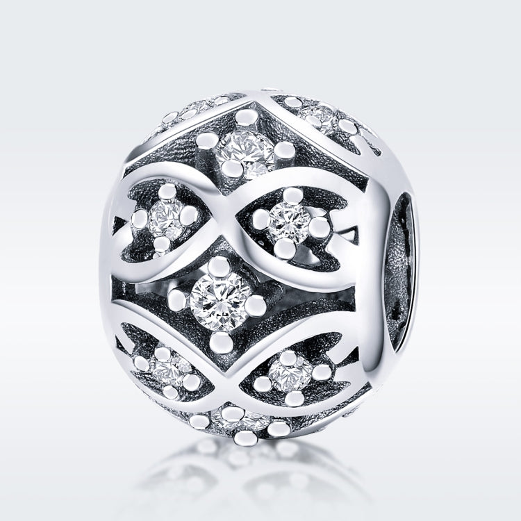 Accessoires de bracelet élégant à perles en argent sterling S925 à faire soi-même, SCC732