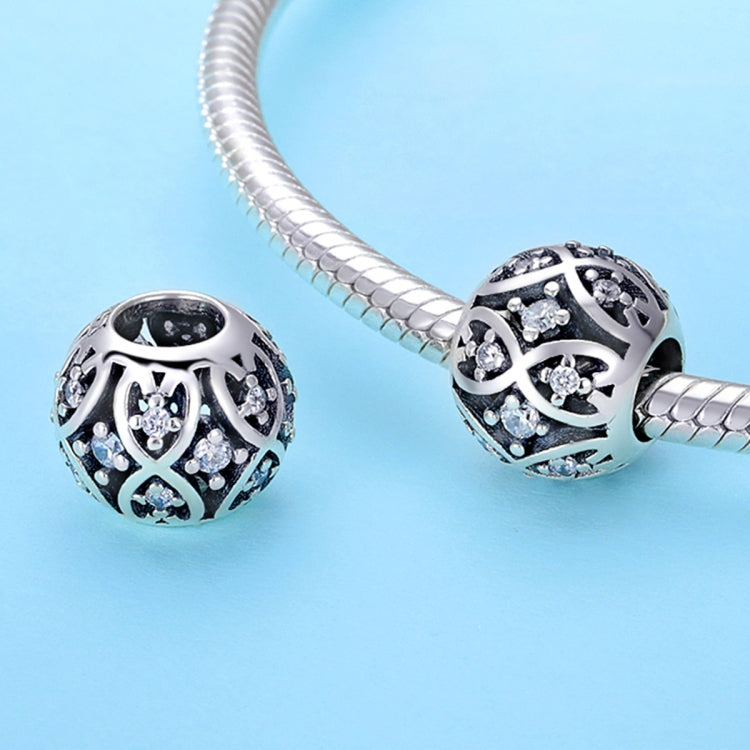 Accessoires de bracelet élégant à perles en argent sterling S925 à faire soi-même, SCC732