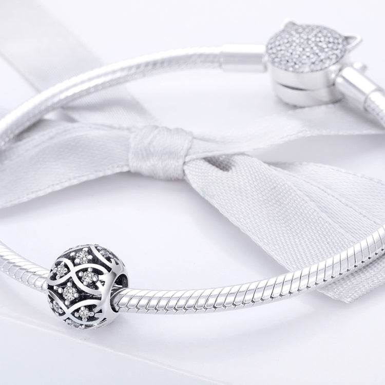 Accessoires de bracelet élégant à perles en argent sterling S925 à faire soi-même, SCC732