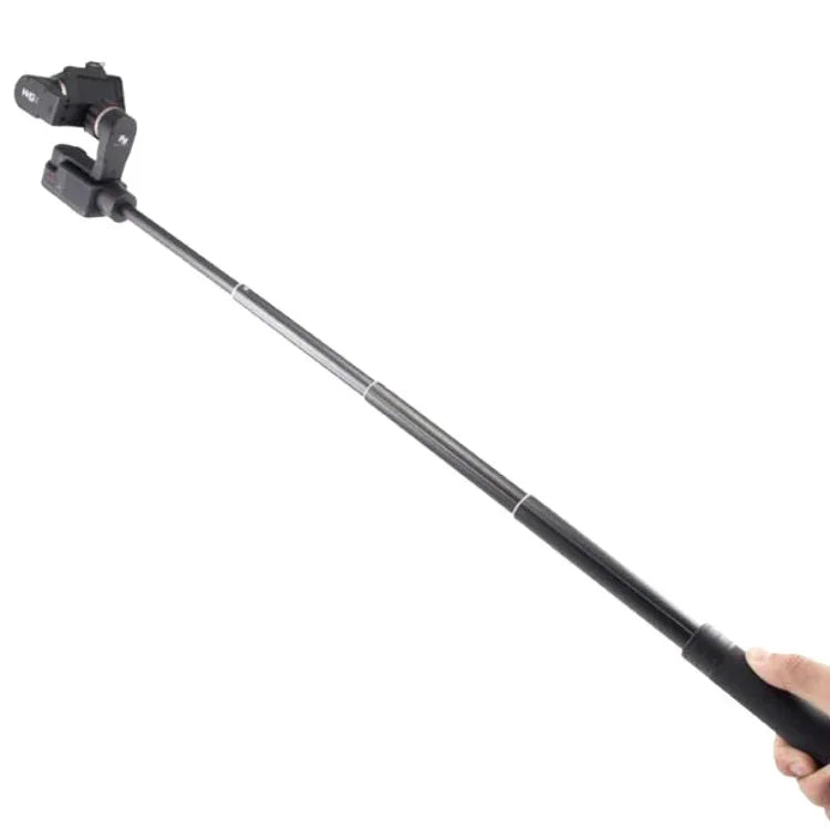 Stabilisateur à cardan 3 axes portable pour perche à selfie GoPro, longueur d'extension : 19 cm à 73 cm