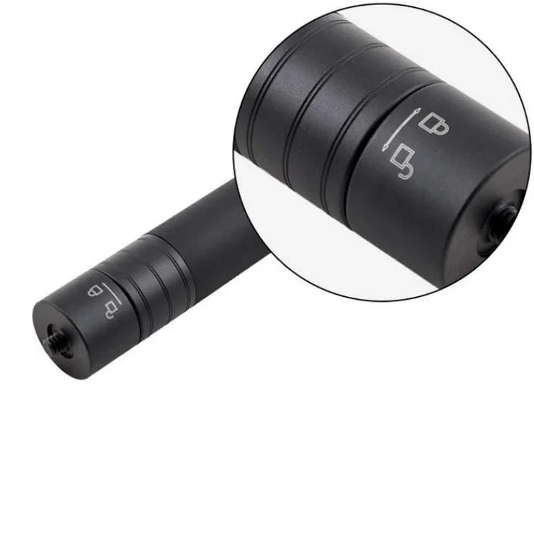 Stabilisateur à cardan 3 axes portable pour perche à selfie GoPro, longueur d'extension : 19 cm à 73 cm