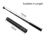 Stabilisateur à cardan 3 axes portable pour perche à selfie GoPro, longueur d'extension : 19 cm à 73 cm
