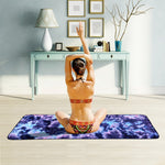 Serviette antidérapante écologique en microfibre, tapis de yoga pliable, drapé de sport, taille : 183 x 63 cm, vert, bleu foncé, violet, jaune