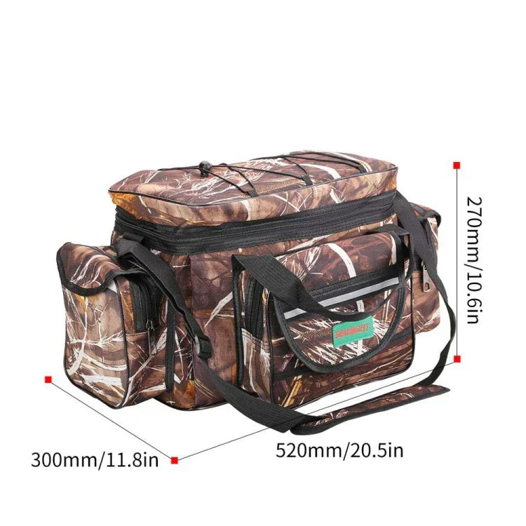 SeaKnight SK003 Sac à bandoulière multifonctionnel pour leurres, sacoche de pêche, sac de taille