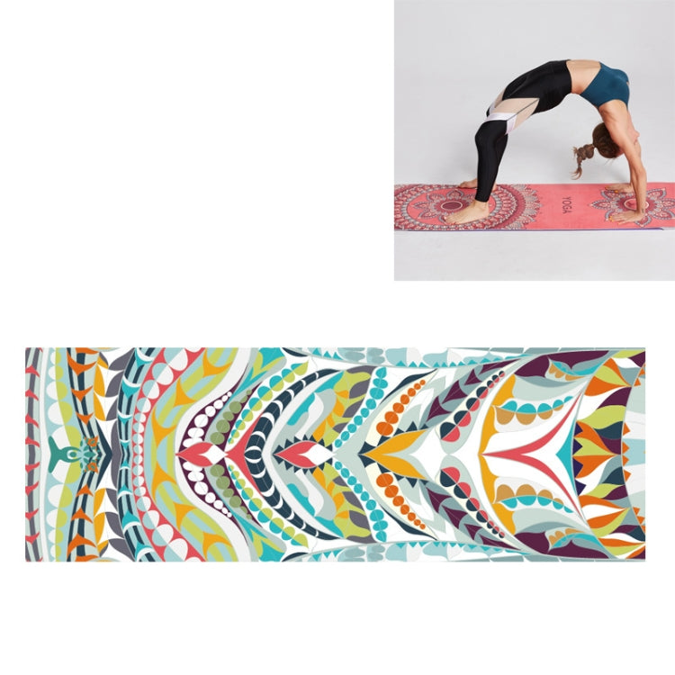 Tapis de yoga écologique portable imprimé antidérapant, taille : 185 x 63 cm, praticien, lotus vert tibétain, Huilongqing, mandoline, éléphant chanceux vert, lotus cœur rouge, loup doré saint, lotus cœur sacré, lotus du siècle, ligne poudreuse
