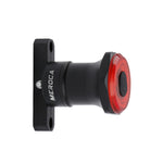 Feu arrière intelligent MEROCA MX2 avec capteur, lumière de frein pour VTT, lumière de vélo de route pour conduite nocturne, chargement USB, installation sur coussin de siège noir, coloré, or rose, installation sur tube de selle noir