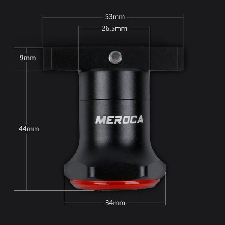 Feu arrière intelligent MEROCA MX2 avec capteur, lumière de frein pour VTT, lumière de vélo de route pour conduite nocturne, chargement USB, installation sur coussin de siège noir, coloré, or rose, installation sur tube de selle noir