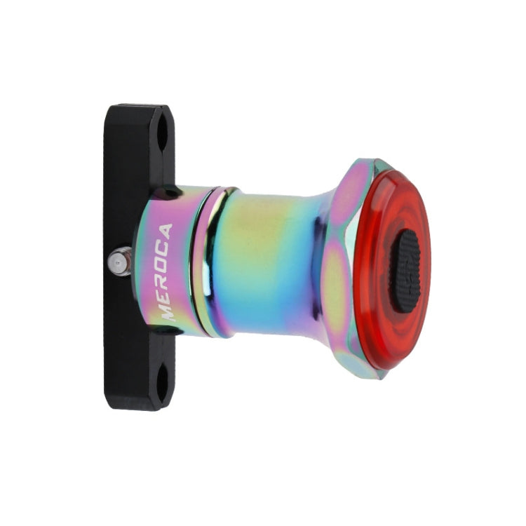 Feu arrière intelligent MEROCA MX2 avec capteur, lumière de frein pour VTT, lumière de vélo de route pour conduite nocturne, chargement USB, installation sur coussin de siège noir, coloré, or rose, installation sur tube de selle noir