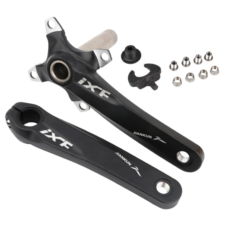 Manivelle creuse modifiée JIANKUN IXF pour VTT, plateau simple, manivelles gauche et droite, axe inférieur, manivelle gauche et droite, manivelle gauche et droite + boîtier de pédalier