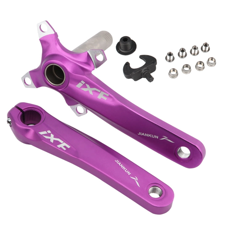 Manivelle creuse modifiée JIANKUN IXF pour VTT, plateau simple, manivelles gauche et droite, axe inférieur, manivelle gauche et droite, manivelle gauche et droite + boîtier de pédalier