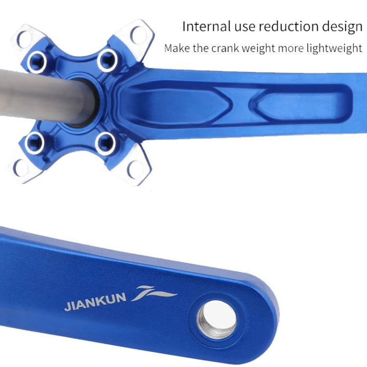 Manivelle creuse modifiée JIANKUN IXF pour VTT, plateau simple, manivelles gauche et droite, axe inférieur, manivelle gauche et droite, manivelle gauche et droite + boîtier de pédalier