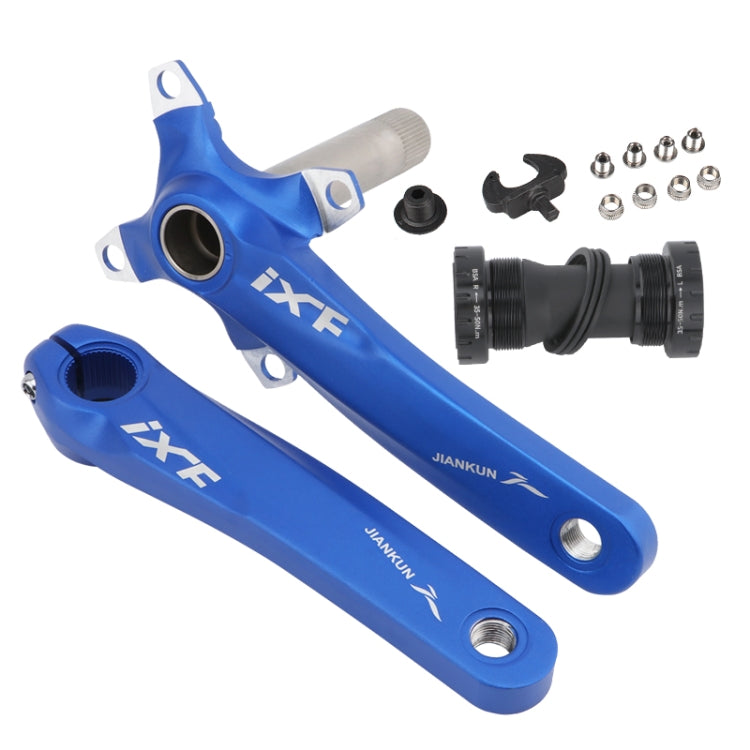 Manivelle creuse modifiée JIANKUN IXF pour VTT, plateau simple, manivelles gauche et droite, axe inférieur, manivelle gauche et droite, manivelle gauche et droite + boîtier de pédalier