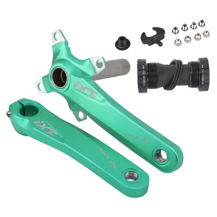 Manivelle creuse modifiée JIANKUN IXF pour VTT, plateau simple, manivelles gauche et droite, axe inférieur, manivelle gauche et droite, manivelle gauche et droite + boîtier de pédalier
