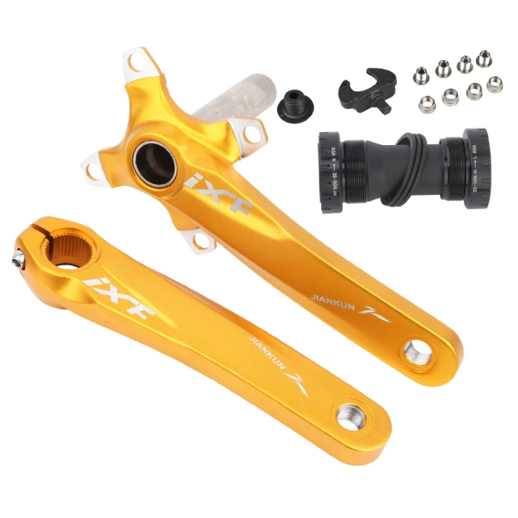 Manivelle creuse modifiée JIANKUN IXF pour VTT, plateau simple, manivelles gauche et droite, axe inférieur, manivelle gauche et droite, manivelle gauche et droite + boîtier de pédalier