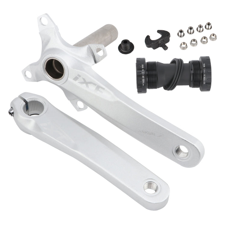 Manivelle creuse modifiée JIANKUN IXF pour VTT, plateau simple, manivelles gauche et droite, axe inférieur, manivelle gauche et droite, manivelle gauche et droite + boîtier de pédalier