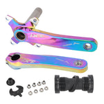 Manivelle creuse modifiée JIANKUN IXF pour VTT, plateau simple, manivelles gauche et droite, axe inférieur, manivelle gauche et droite, manivelle gauche et droite + boîtier de pédalier
