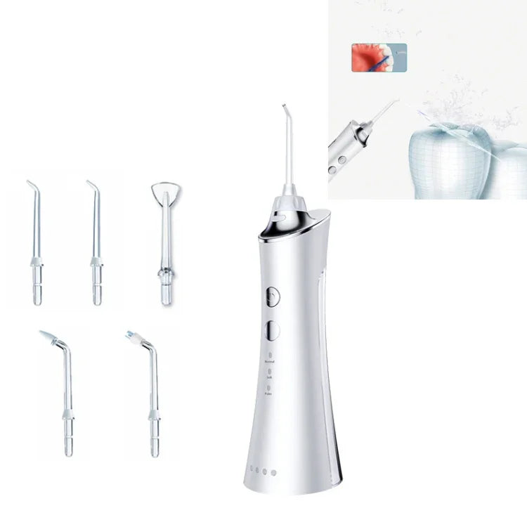 Détartreur Dentaire Électrique à Eau, Hydropulseur Portable pour Nettoyage Buccal, Blanc, Rose, Bleu