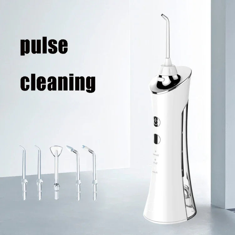 Détartreur Dentaire Électrique à Eau, Hydropulseur Portable pour Nettoyage Buccal, Blanc, Rose, Bleu