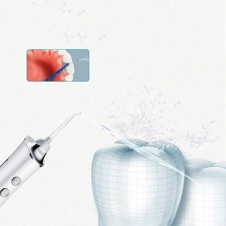 Détartreur Dentaire Électrique à Eau, Hydropulseur Portable pour Nettoyage Buccal, Blanc, Rose, Bleu
