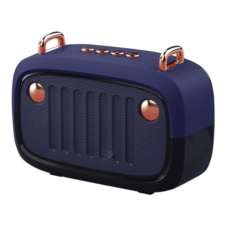 Enceinte Bluetooth sans fil BS32D Subwoofer dessin animé Carte extérieure Enceinte mini portable, Bleu, Noir, Gris Argent, Orange, Vert
