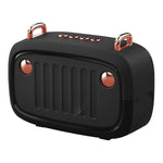 Enceinte Bluetooth sans fil BS32D Subwoofer dessin animé Carte extérieure Enceinte mini portable, Bleu, Noir, Gris Argent, Orange, Vert
