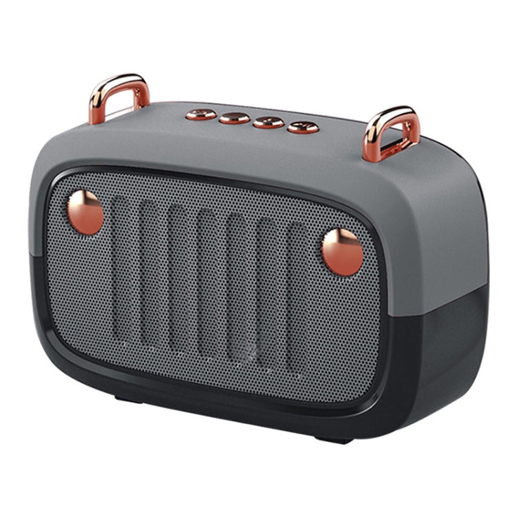 Enceinte Bluetooth sans fil BS32D Subwoofer dessin animé Carte extérieure Enceinte mini portable, Bleu, Noir, Gris Argent, Orange, Vert