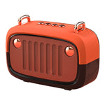 Enceinte Bluetooth sans fil BS32D Subwoofer dessin animé Carte extérieure Enceinte mini portable, Bleu, Noir, Gris Argent, Orange, Vert