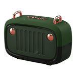 Enceinte Bluetooth sans fil BS32D Subwoofer dessin animé Carte extérieure Enceinte mini portable, Bleu, Noir, Gris Argent, Orange, Vert