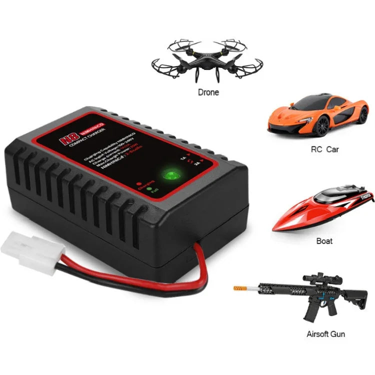 Chargeur de batterie HTRC N8 Ni-MH Ni-Cr à équilibrage intelligent, prise UE, prise US, prise UK