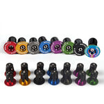 1 paire de bouchons d'extrémité de guidon MEROCA pour VTT, verrou d'expansion, vélo de route, noir, rouge, bleu, vert, violet, or, titane, coloré par électrodéposition