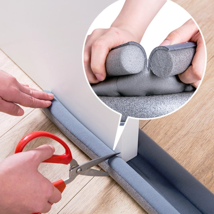 Joint d'étanchéité et bande d'isolation phonique pour porte et fenêtre, bande adhésive coupe-vent et anti-froid, ruban anti-poussière, gris, blanc, noir