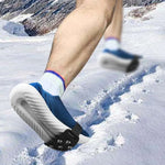 DM-1601 1 paire de crampons 7 dents pour surface neige et glace en alpinisme extérieur, pointes en alliage de zinc, couvre-chaussures antidérapants en silicone, DM-1601 Couvre-chaussures