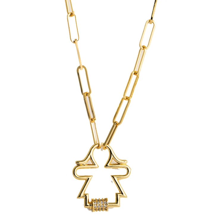 Collier à pendentif en forme de croix, chaîne de clavicule délicate en laiton micro-incrusté de zircon, Croix, Fille