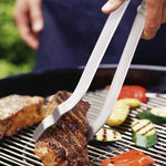 Pince de barbecue en acier inoxydable, outil de barbecue, pince à pain, pince à spaghetti, pince à steak, pince de barbecue