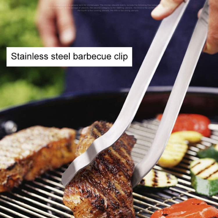 Pince de barbecue en acier inoxydable, outil de barbecue, pince à pain, pince à spaghetti, pince à steak, pince de barbecue
