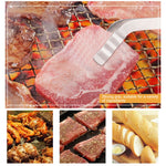 Pince de barbecue en acier inoxydable, outil de barbecue, pince à pain, pince à spaghetti, pince à steak, pince de barbecue