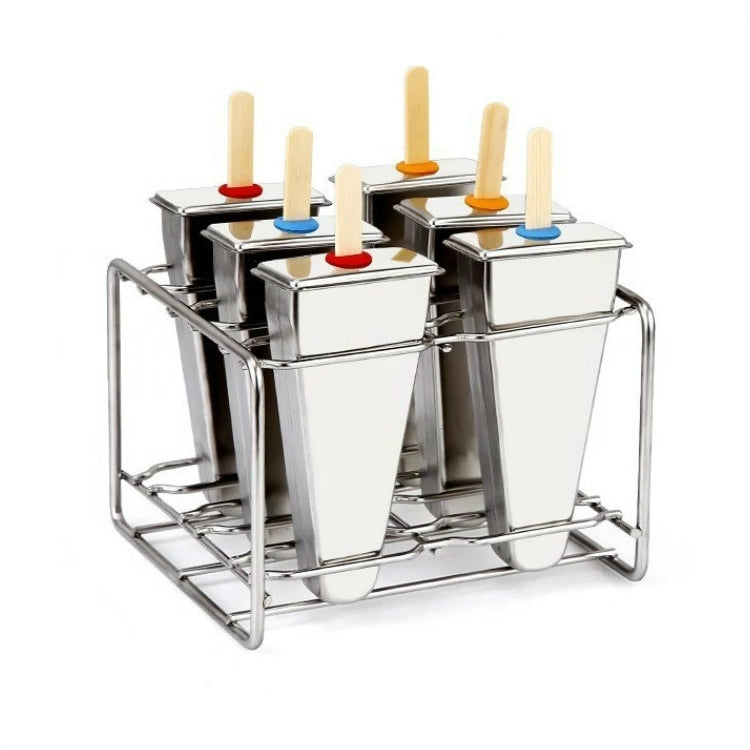 Moule à glace DIY en acier inoxydable, moule à glace ménager, 6 doubles fentes à tête plate, 6 doubles fentes à tête ronde, 3 doubles fentes à tête plate et 3 doubles fentes à tête ronde, 6 doubles fentes en forme de pastèque